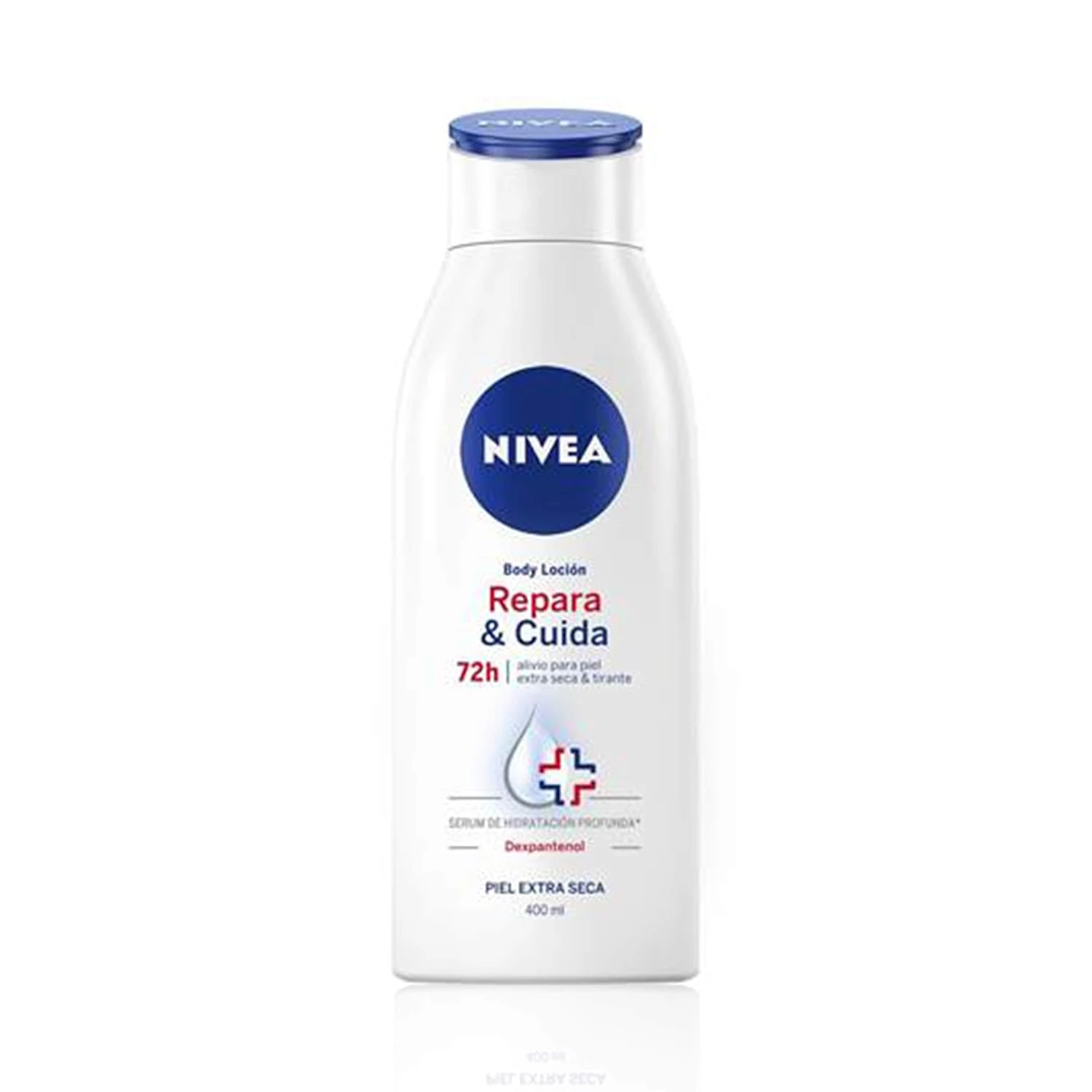 NIVEA Repara Cuida Body Locion 1 x 400 ml locion corporal para el cuidado de la piel muy seca y sensible 72 h de alivio crema hidratante